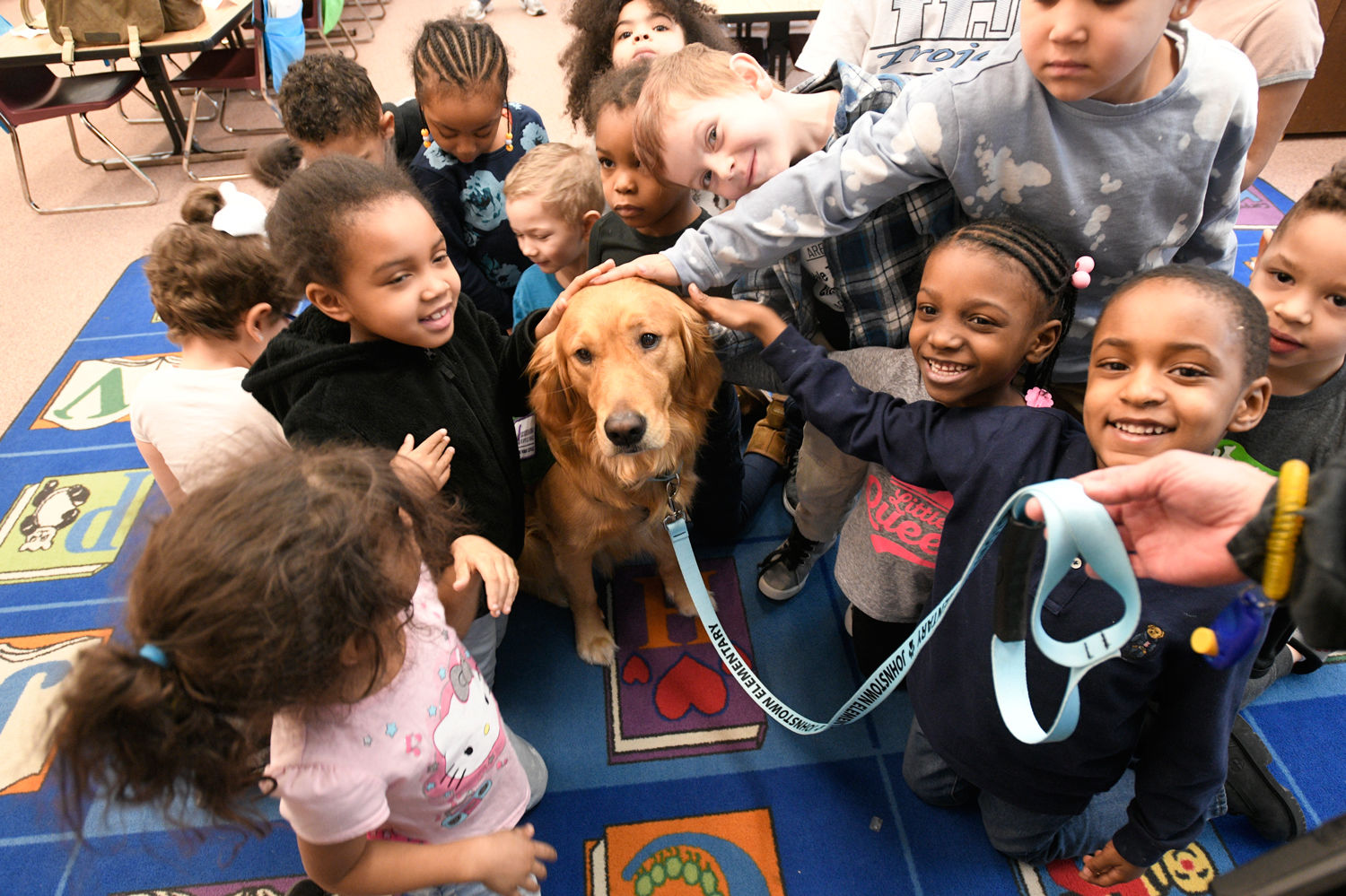 Johnstown Elementary School service dog